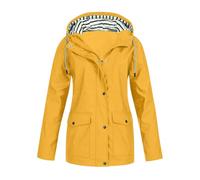 Rain Coats for Women uk Solid Jacket Winter Jackets with Zippers Vintage Warm Spring Summer, Cycling, Running