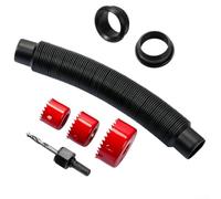 Rain Container Overflow Kit with Complete Tools for DIY Installation Allowing Connection of Multiple Containers for Expanded Storage and Water Conservation (B)