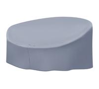 Beliani Rain Cover Chuva 165 Cm 140 Cm 75 Cm Grey, Grey