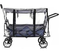 Rain Cover,Clear Plastic Trolley rain Cover,Removable Rain Cover,Outdoor Hand Push Portable Trolley Cart Accessories,Universal Size to fit Most Travel s