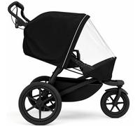 Rain Cover Fits for Thule Urban Glide 3 Single Stroller, Water-Resistant Windproof Weather Shield with Zipper Window, Breathable Vent Holes, Reflective Strips and Storage Bag, All-Season Protector