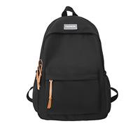 Rain Cover for Backpack School Starts Season Fashion Women Girls Student Zipper School Bag Nylon Travel High Capacity Backpack Lunch Bag Backpack Laptop (Black, One Size)
