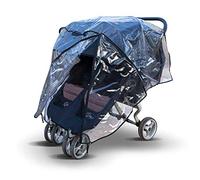 Rain Cover for Bugaboo Donkey Duo Double, Made in The UK from Supersoft PVC, Suitable for All Versions of The Donkey Duo