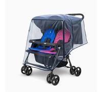 Rain Cover for Joie Aire Twin Stroller, Made in The UK from Clear Supersoft PVC