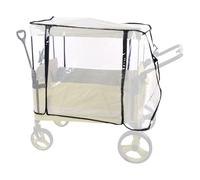Rain Cover for Stroller - Stroller Wind Cover | Rainproof Camping Cart Protector Canopy | Foldable Outdoor Protection Attachment for Beach Picnic Fishing Walking Backyard Activities