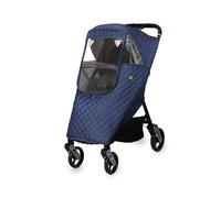 Rain Cover for Stroller, Universal Stroller Rain Cover Winter, Baby Travel Weather Shield Windproof and Waterproof Protect from Dust and Snow (Blue)