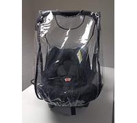 Rain cover for the Maxi Cosi Pebble car seat, made in the UK from supersoft clear PVC with vents