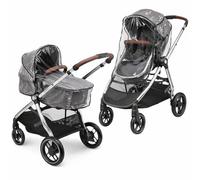 Rain Cover for The Maxi COSI Zelia, Made in The UK from Supersoft Clear PVC, Zipped for Easy Access to Your Child