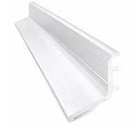 Rain Deflector 914mm - Aluminium Door Rain Guard/Drip Bar for Inward & Outward Opening External Doors - Weather Bar to Deflect Rainwater (Bright Silver)
