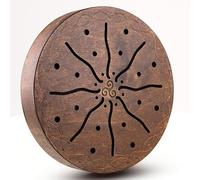Rain Disk for relax and healing, soft sound of water, great sound therapy tool, wooden body, simple in use and producing a pleasant sound, Celtic Tree design, both sides