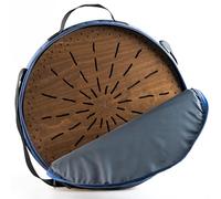 Rain Disk "Water-Fall" 16 inch | Relaxing Water Sound | Ocean Drum from Wood | 60 Seconds Long Meditative Sound | Must Have Instrument for Sound Therapy | With a Soft Protecting Bag