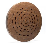 Rain Disk "Water-Fall" 16 inch | Sound Healing Tool | Relaxing Water Sound | Ocean Drum from Wood | 60 Seconds Long Meditative Sound | Must Have Instrument for Sound Bath, Sound Therapy