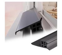 Rain Drip Cap Guard for Exterior Door and Window, Water Retaining Strips with Adhesive Backing, Removable Sill Edge Rain Diverter, L 5m/16.4ft