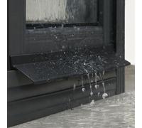 Rain Drip Guard, Bendable Weatherproof Window Sill Rain Strips for Sliding and Casement Windows, Cuttable Protection for Patio and Porch