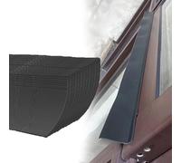 Rain Drip Guard for Windows Cap Rain Deflector 12 14 16 18 20 Pcs, Self-Adhesive Rain Deflector Window Water, Weatherproof Sliding Windows Rain Shield(Black 12 PCS,W 70 MM)