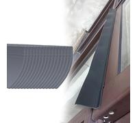 Rain Drip Guard for Windows Cap Rain Deflector 12 14 16 18 20 Pcs, Self-Adhesive Rain Deflector Window Water, Weatherproof Sliding Windows Rain Shield(Gray 16 PCS,W 70 MM)