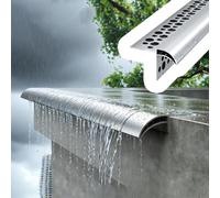 Rain Drip Guard Scratch-Resistant Weatherproof Stop Rainwater Backflow for Canopies Apartments Warehouses