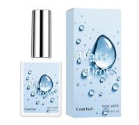 Rain Drop Gel 15ml No Wipe Top Coat Fingernail Design | 3D Water Drop Gel for Beginners Women Girls Ladies Wives Mothers Art Students Craft Enthusiasts Home Salon