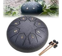 Rain Drum, 8 Tone 6 Inch Steel Tongue Drum, Waterproof Musical Instrument for Creating a Peaceful Atmosphere in Your Garden