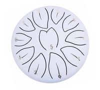 Rain Drum for Garden, Drum Instrument, Outdoor, 6 Inch Steel Tongue Drum in Style with 11 Tones, The Healing Power of Sound, Easy to Play