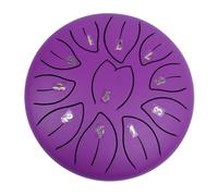 Rain Drum for Garden, Drum Instrument, Outdoor, 6 Inch Steel Tongue Drum in Style with 11 Tones, The Healing Power of Sound, Easy to Play