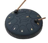 Rain Drum for Garden Outside, 6 Inch 11 Notes Outdoor Steel Tongue Drum with Drum Bag, Sound Healing Instruments Rain Drum Instrument for Entertainment Meditation Yoga Zen Gifts
