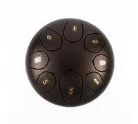 Rain Drum for Garden, Rain Drum for Outside When It Rains, 6 Inch 8 Tones Chakra Drum, Drum Rain Chime for Outdoor Garden, Handpan Meditation Drum, Enjoy The Rain Symphony (#B)