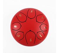 Rain Drum for Garden, Rain Drum for Outside When It Rains, 6 Inch 8 Tones Chakra Drum, Drum Rain Chime for Outdoor Garden, Handpan Meditation Drum, Enjoy The Rain Symphony (#E)