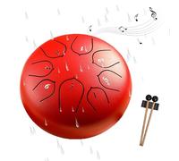 Rain Drum for Garden,Rain Drum Outside,6 Inch 8 Tones Drum Rain Chime,Chakra Drum for Rain Waterproof,Chakra Drum for Rain Outdoor,Handpan Meditation Drum for Garden,Enjoy The Rain Symphony (E)