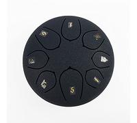 Rain Drum for Garden,Rain Drum Outside,6 Inch 8 Tones Drum Rain Chime,Rain Drum for Outside When It Rains,Chakra Drum for Rain Outdoor,Handpan Meditation Drum for Garden,Enjoy The Rain Symphony (O)