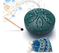 Rain Drum for Garden, Steel Tongue Drum, 6 Notes & 8 Notes, Waterproof Musical Instrument for Outdoor Use, Mind Healing, Yoga, Meditation & Relaxation