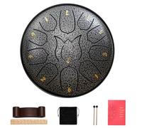 Rain Drum for Outdoor Garden, Rain Drum for Garden Instrument, Drum Bag and Other Percussion Kit for Meditation and Music Therapy. (Red, 11 Tons), JZRRSLUHK, Silver Star, 11 tons