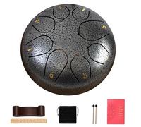 Rain Drum for Outdoor Garden, Rain Drum for Garden Instrument, Drum Bag and Other Percussion Kit for Meditation and Music Therapy. (Red, 11 Tons), JZRRSLUHK, Silver Star, 8 tons