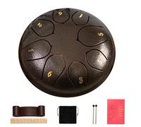 Rain Drum for Outdoor Garden, Rain Drum for Garden Instrument, Drum Bag and Other Percussion Kit for Meditation and Music Therapy. (Red, 11 Tons), JZRRSLUHK, Bronze, 8 tons