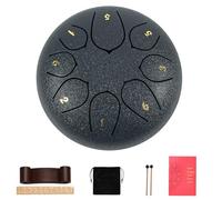 Rain Drum for Outdoor Garden, Rain Drum for Garden Instrument, Drum Bag and Other Percussion Kit for Meditation and Music Therapy. (Red, 11 Tons), JZRRSLUHK, Navy Blue, 8 tons