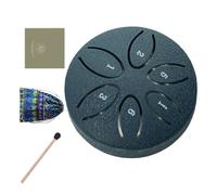 Rain Drum for Outdoor Use | 8 cm 6 Tones Steel Tongue Drum for Outdoor | Musical Instrument for Sound Healing for Beginners, Children, Musicians, Yoga Classes, Schools, Home Decoration, Gardens