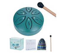 Rain Drum for Outdoors, Steel Tongue Drum, Chakra Drum for Rain, 4.2 Inch 8 Tones Steel Tongue Drum Rain Drum, Rain Drum for Outdoor Use, Rain Bell (A)