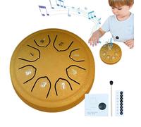 Rain Drum For Outside, 4.5 Inch 8 Tones Steel Tongue Drum Rain Chime, Outdoor Rain Chime Musical Chimes, Handpan Meditation Drum For Garden, Rain Drums For Zen, Musical Education For Music Lovers