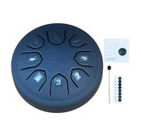 Rain Drum For Outside 4.5 Inch 8 Tones Steel Tongue Drum Rain Chime Outdoor Rain Chime Musical Chimes Instrument Handpan Meditation Drum For Garden For Kids Preschool Activities