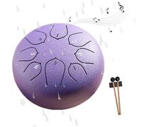 Rain Drum for Outside,6 Inch 8 Notes Chakra Drum for Rain,Rain Drum for Outside Garden,Rain Drum for Outside When it Rains (Purple)