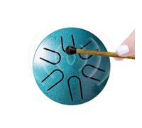 Rain Drum For Outside | 6 Notes Steel Tongue Drum Musical Instrument | 6 Notes Steel Tongue Drum Rain Chime | Waterproof Rain Drum Instrument For Outside | Steel Rain Drum For Kids, Musical Education