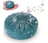 Rain Drum for Outside Garden, 3 Inches 6 Notes Steel Tongue Drum Rain Chime, The Harmonious Resonance Of Natural Sounds, Synchronized with The Rhythm Of Nature, Mini Outdoor Rain Drum Instrument