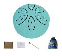 Rain Drum For Outside Garden, 3inch 6-note Mini Steel Tongue Chakra Drums, Children's Gift Beginner Drums, Unique Outdoor Yard Lawn Musical Percussion Instruments(B)