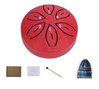 Rain Drum For Outside Garden, 3inch 6-note Mini Steel Tongue Chakra Drums, Children's Gift Beginner Drums, Unique Outdoor Yard Lawn Musical Percussion Instruments(C)