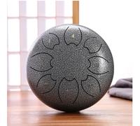 Rain Drum For Outside Garden, 6 Inch 8-note Steel Tongue Chakra Drums, Portable Percussion Instrument Children's Gift Beginner Drums, With Bag & Drum Mallets(A)