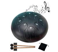 Rain Drum for Outside Garden, 6 Inches 8 Notes, Drum Rain Chime Waterproof, Steel Tongue Drum Rain Chime, Rain Drum for Outside When It Rains, Rain Drum Outdoor