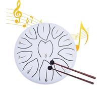 Rain Drum For Outside Garden | Ch-akra Drum for Rain Outdoor | Ethereal Drum For Rain | Rain Drums for Zen & Musical Education | Meditation Drum for Garden,White