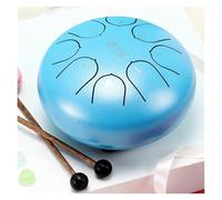 Rain Drum For Outside Garden,chakra Drum ,6 Inches 8 Notes, Zen Drum, Chakra Drum For Rain Outdoor, Drum Rain Chime Waterproof,Rain Drum For Garden Instrument, Chakra Rain Drum Outdoor(Blue)