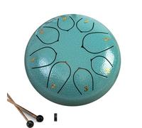 Rain Drum for Outside Garden,Drum for Rain, Waterproof Carbon Steel Drum Rain Bell, Rain Drum for Garden Instrument, chakra Drum 6 Inches 8 Notes, Chakra Rain Drum Outdoor (Blue color)