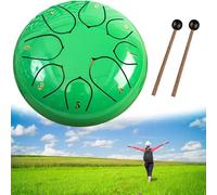 Rain Drum for Outside Garden, Steel Tongue Drum 6 Inch 11&8 Notes, Chakra Drum, Drum Rain Chime Waterproof, Rain Drum for Garden Instrument,Tank Drum for Healing,Ideal for Stress Relief and Meditation